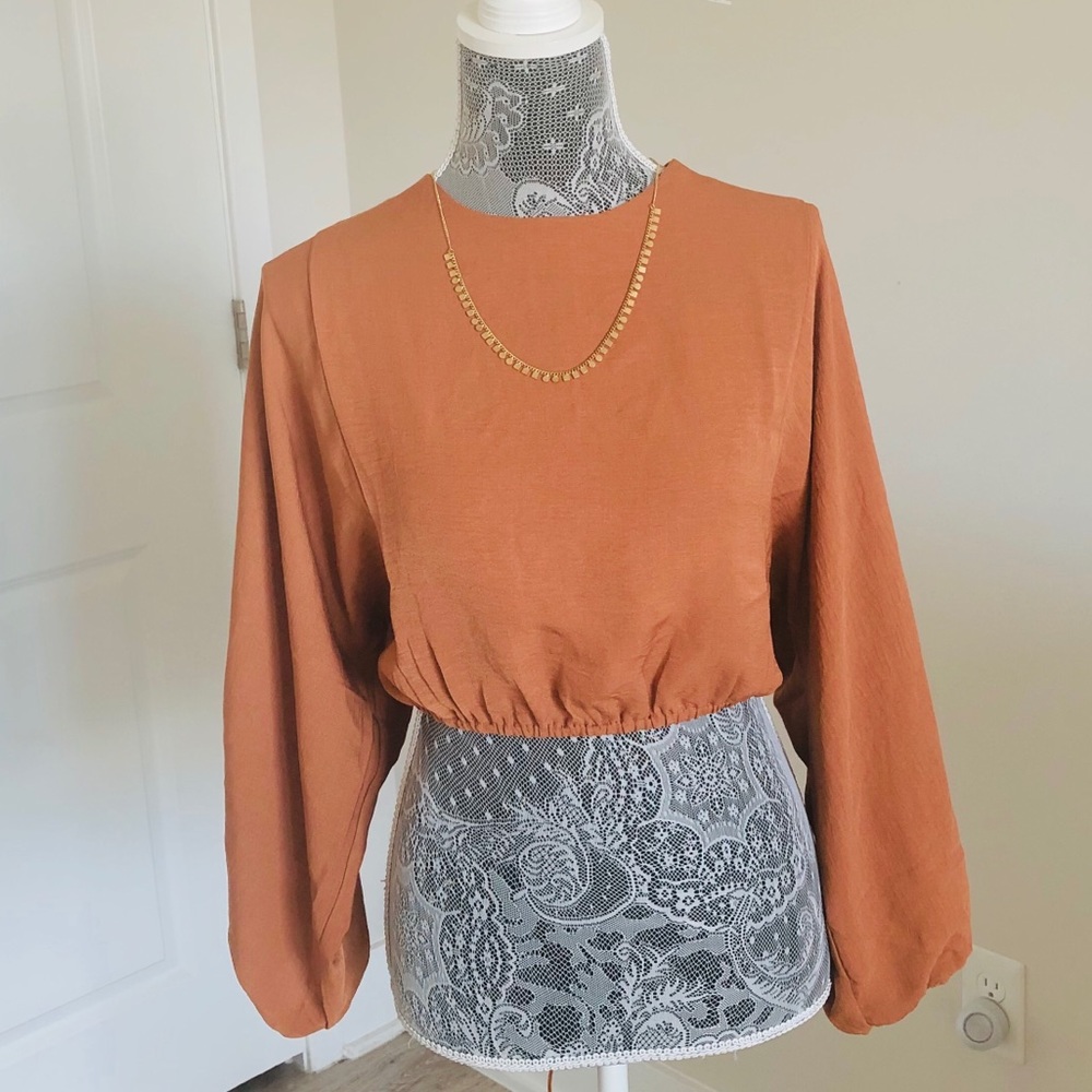 Embroidery blouse shirt Cognic color - Picture 4 of 6